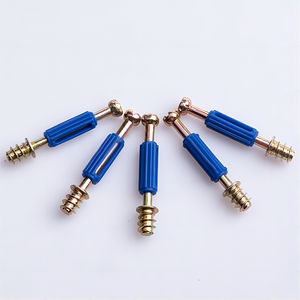 Conector de Panel <span class=keywords><strong>Minifix</strong></span> M6x41.5mm, Varilla de Unión con Leva de Plástico Azul para Armario o Guardarropa - Product Image 1