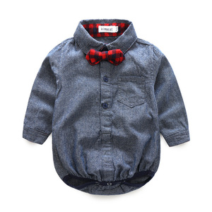 Tenues pour bébés garçons, vêtements smockés, vêtements formels, costumes, jeans, barboteuses, ensembles de pantalons de Chine - Product Image 3
