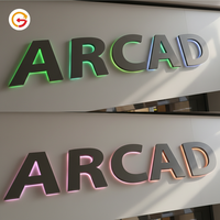 Letrero Luminoso LED RGB Personalizado JAGUARSIGN, Letras Iluminadas con Cambio de Color para Bares, Discotecas, Letrero Exterior Impermeable para Tiendas