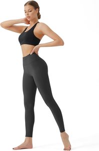3 Pack for <strong>Leggings</strong> <strong>Pockets</strong> for Women Butt Lift High Waisted Tummy Control Workout Yoga Reg Plus Size Color Blocking Full - Product Image 2