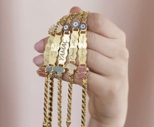 Regali di Compleanno per Bambini, Gioielli Personalizzati con Nome, Braccialetti con Corona di Fiori e Nome del <span class=keywords><strong>Bambino</strong></span> per Bambini - Product Image 5