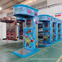 Wzl Anpassbarer Arcade-Boxkraft-Tester Kommerzieller Krafttrainer Dragon Fist Boxmaschine Spielkonsole für Kinder