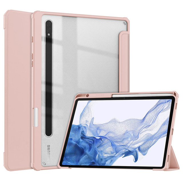 Hot Selling 2023 Luxury High Transparency Acrylic 11 Inch SM-X700 SM-X706 Tablet Cover case for samsung galaxy Tab S8 Cases