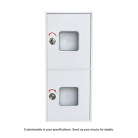 Armoire murale en acier inoxydable pour extincteur et enrouleur de tuyau d'incendie, durable, pour usage agricole, personnalisable