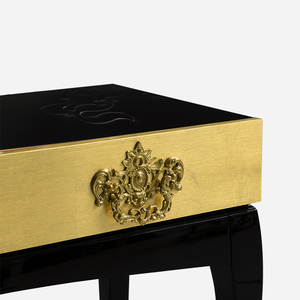 Chine Foshan Fabricant de meubles Marque italienne Moderne Minimaliste Luxe Trinity Gold Console Prix abordable - Product Image 4