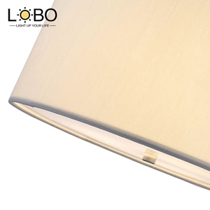 Plafoniere a sospensione in tessuto con paralume in tessuto bianco moderno elencato Ul