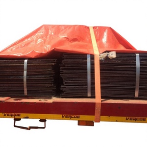 Fournisseur authentique de plaques de cathodes de cuivre de qualité supérieure Grade AA 99,99% 125 kg/pièce -20% moins que le prix LME - Product Image 1