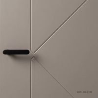 Portes intérieures en bois laqué, style minimaliste moderne, insonorisées et durables pour appartements de luxe et maisons résidentielles