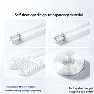 Filamento de TPU Flexible y Colorido de Alta Transparencia 85A para Impresión 3D, 1 kg, para Suelas de Zapatos y Carcasas de Teléfono, Sin Obstrucciones, Sin Enredos - Product Image 6