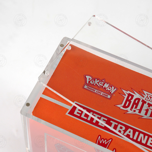 Hot Selling Premium Modern UV-Resistant Acrylic ETB <b>Protector</b> Elite Trainer Boxes Customizable Pre-Assembled Collection Display - Product Image 4