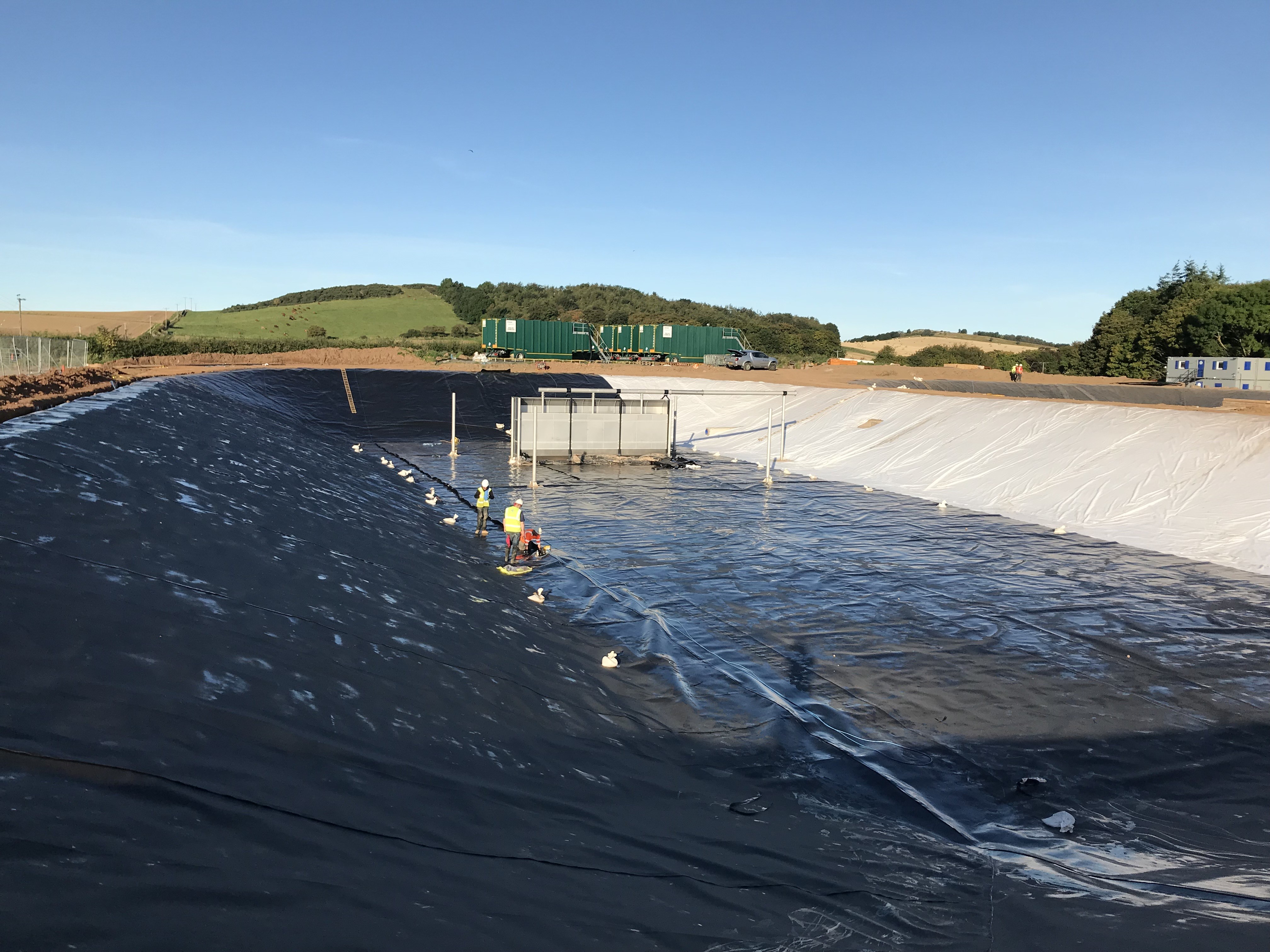 中国1米至8米宽白色epdm橡胶衬里防水膜池衬垫 - buy pond liner
