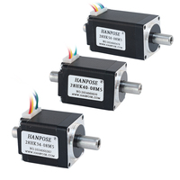Motor Stepper Dual Axis Hanpose Nema 11 0.8a 28HK34 28HK40 28HK50 1.8 Derajat 2 Fase