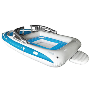 Tappetino Gonfiabile Galleggiante Quadrato/Ovale in PVC di Alta Qualità, Spessore 25cm, Prezzo di Fabbrica Waterhan, per 6 Adulti, Ideale per il Mare - Product Image 1