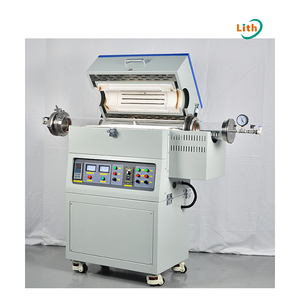 Horno Tubular Eléctrico de Laboratorio 1200C, Horno de Tubo Giratorio Inclinable con Longitud de Calentamiento de 205mm o 350mm para Laboratorio - Product Image 1