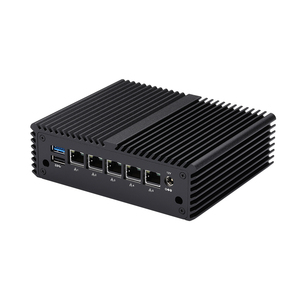 5 LAN Mini PC j6412 Quad core lên đến 2.6 GHz, HD VGA giao diện điều khiển Sim 4G Gateway Router 5x i225v 2.5g Lan - Product Image 1