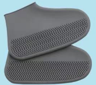 ปลอกรองเท้าซิลิโคนกันน้ำได้สำหรับชายหญิง,ผ้าคลุมรองเท้ากันลื่นกันฝนกันหิมะผ้าคลุมรองเท้าขนาดใหญ่พับได้ Galoshes - Product Image 5