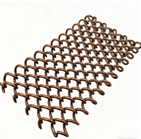 Maille en aluminium peint à mailles fines de 1,2 mm de diamètre de fil et de 7 mm d'ouverture pour écrans extérieurs, séparateurs de terrasses et pare-soleil de façade