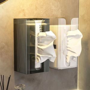 Wall-mounted <b>Tissue</b> Box for Storing Face Towels, Facial <b>Tissues</b>, and <b>Paper</b> Drawer - Product Image 1