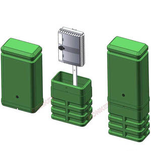 Caja de Terminales de Fibra Óptica para Pedestal, Protección para Pedestal FTTH, Verde, Eonkey, 2022 - Product Image 1