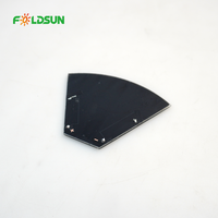 Panel Surya Silikon Monokristalin Bentuk Khusus PET PERC Efisiensi Tinggi 22,4% OEM Sel Surya Fleksibel Non-standar untuk IoT