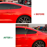 AMP-Z Mustang Offre Spéciale usine fenêtre arrière persienne obturateur côté évent couverture garniture pour Ford Mustang 2015-2023