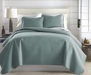 Personalizza il set trapunta matrimoniale da 3 pezzi con lenzuolo in <span class=keywords><strong>lino</strong></span> pregiato - Product Image 2