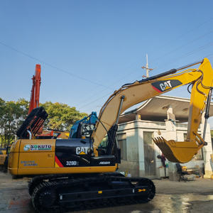 Excavatrice Cat 320D 320D2 320GC utilisée 20 tonnes Caterpillar Digger avec marteau hydraulique - Product Image 3
