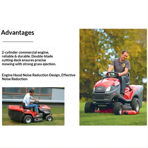 Tondeuse autoportée XDC entièrement automatique avec ramassage arrière de l'herbe, pour grandes surfaces, idéale pour cours et vergers, garantie un an - Product Image 3