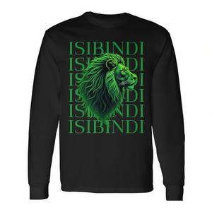 T-shirt à manches longues Isibindi, motif Lion vert, vêtements d'inspiration courageuse - Product Image 2