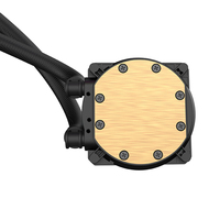 Refroidisseur liquide pour processeur 394 mm, 250 W TDP, synchronisation ARGB, ventilateur à roulement fluide PWM 120 mm, 67,96 CFM, compatible Intel LGA1700 et AM4, pour PC.
