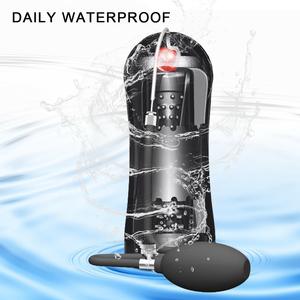 Masturbator vagina pria portabel, cangkir masturbasi getar 10 frekuensi dapat diisi ulang USB - Product Image 2