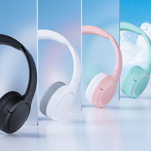Custom Logo <strong>pink</strong> Color Stylish Headphones Retro Over-ear Headphones Stereo Sport Low Latency <strong>Headset</strong> - Product Image 6