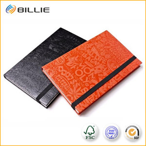 Cubierta de sello de grabación en relieve de cuero bolsillo caso hacer las empresas cuero barato de libro de impresión de Foshan - Product Image 4