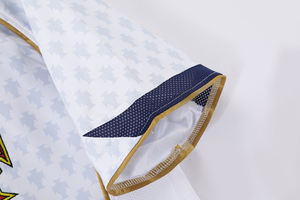 Maillot de football vintage 2004 blanc, inspiré de l'Euro, personnalisé avec le numéro <span class=keywords><strong>FIGO</strong></span>, impression numérique, 100% polyester extensible, antibactérien, premium, taille S - Product Image 3