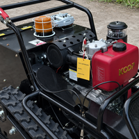 Promotion Tondeuse Débroussailleuse à Chenilles Télécommandée Tout-Terrain 800 mm avec Moteur Diesel KOOP, pour Pentes, Certifiée CE EPA EURO 5, Qualité Commerciale