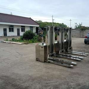 Huize高負荷容量電気304ステンレススチールスタッカー - Product Image 4