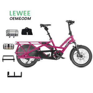 LEWEE Vélo électrique <span class=keywords><strong>cargo</strong></span> 36V 13.4 Ah/500Wh Batteries lithium 7 vitesses Vélo <span class=keywords><strong>cargo</strong></span> électrique pour adulte - Product Image 1