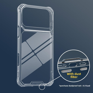 เคสใส iPhone 17 <span class=keywords><strong>Pro</strong></span> <span class=keywords><strong>Max</strong></span> หนา 1.5 มม. กันกระแทก มุม TPU บัมเปอร์  ฝาหลังอะคริลิกแข็ง สำหรับ iPhone 16 <span class=keywords><strong>Pro</strong></span> 15 14 Plus - Product Image 3