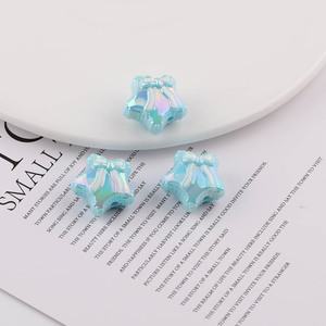 Acrylic Star <b>Beads</b> UV Plated For Jewelry Making DIY Accessories 35404 - Product Image 2
