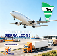 Service de livraison transfrontalière de fret e-commerce de la Chine vers la Sierra Leone, DDP, porte-à-porte, dédouanement, taxes incluses