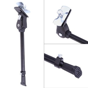 Soporte central ajustable de aluminio para bicicleta con liberación rápida para soporte de estacionamiento de bicicleta de montaña, color plateado y negro - Product Image 5