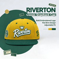 Casquette ajustable avec broderie 3D, visière plate structurée, jaune et verte bicolore, casquette snapback pour hommes et femmes, streetwear