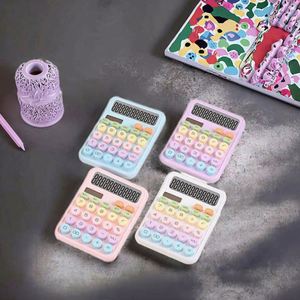Portable <b>Electronic</b> Solar <b>Calendar</b> Calculator with Dual Power Supply Pink Color for Students' Examination - Product Image 3