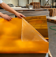 1mm 2mm 3mm Self-adhesive Mirror Acrylic Sheet Gold and Silver Mirror Acrylic Sheet