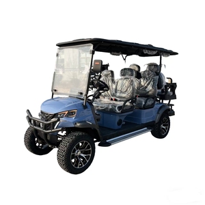 Voiturette de golf 6 places de haute qualité avec châssis en acier robuste et vitesse de 30-50 km/h, vente en gros, voiturette de golf nouvelle énergie Cu - Product Image 3