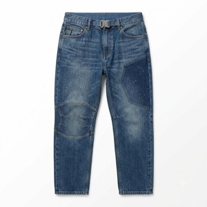 Jeans en denim délavé vintage coupe ample pour homme, style streetwear décontracté, taille mi-haute, personnalisable OEM du Bangladesh - Product Image 6