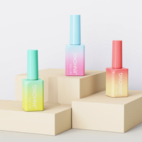 Flacon de vernis à ongles de 13 ml, récipient pour gel UV, gel de construction, gel de nail art, pigment, emballage avec couvercle et pinceau