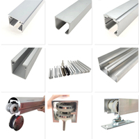 Système de rails coulissants en aluminium sur mesure OEM, pièces de porte coulissante en acier inoxydable avec services de CNC et de micro-usinage