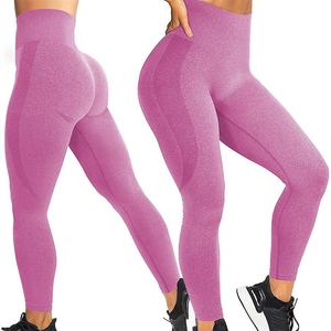 Ropa activa Hot Girls Mujeres Fitness Yoga Pantalones deportivos Gimnasio Leggings para la venta - Product Image 4