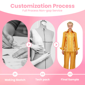 Costume de cosplay d'anime, chemise jaune imprimée, pantalon rayé pour fête d'Halloween, service OEM ODM, prix de gros - Product Image 3